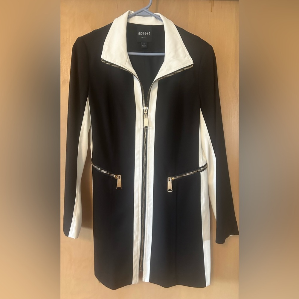 Black and White blazer